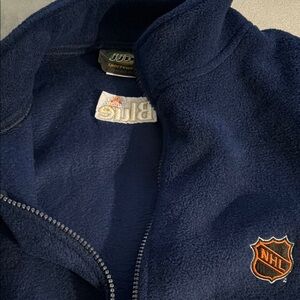 NHL Navy Blue Fleece Jacket